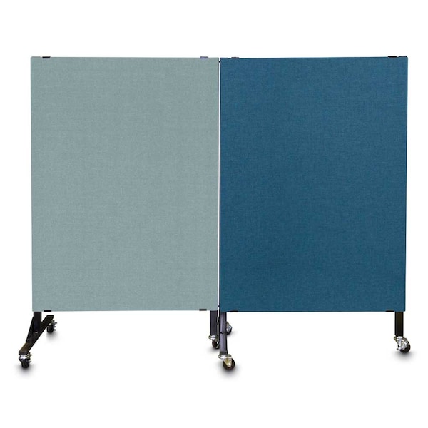 Enclosed Corkboard, 1 Door, 72"x48", 4" Fra